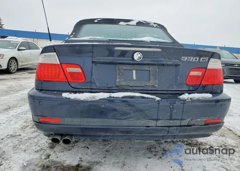 2006 BMW 330 Ci z USA, uszkodzony, nr VIN WBABW53476PL54551